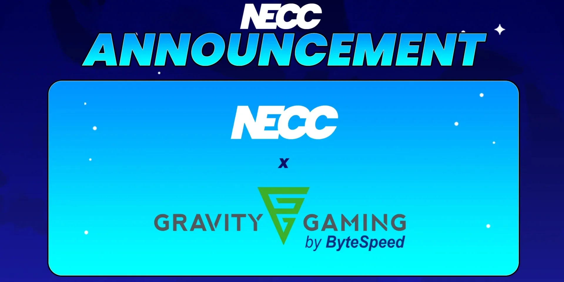 NECC Announces Partnership with Gravity Gaming by ByteSpeed